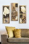 Wallity Cuadro Decorativo de MDF Multicolor (3 Piezas)